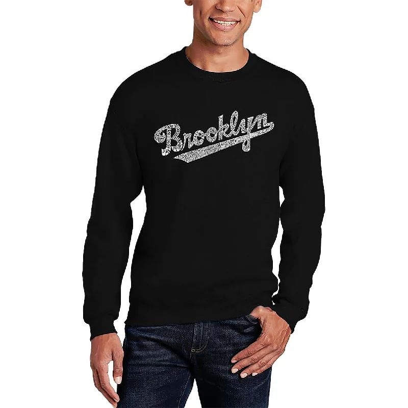 Men's Shirts with Embroidered DesignsBrooklyn Mens Graphic Cotton Graphic T-Shirt