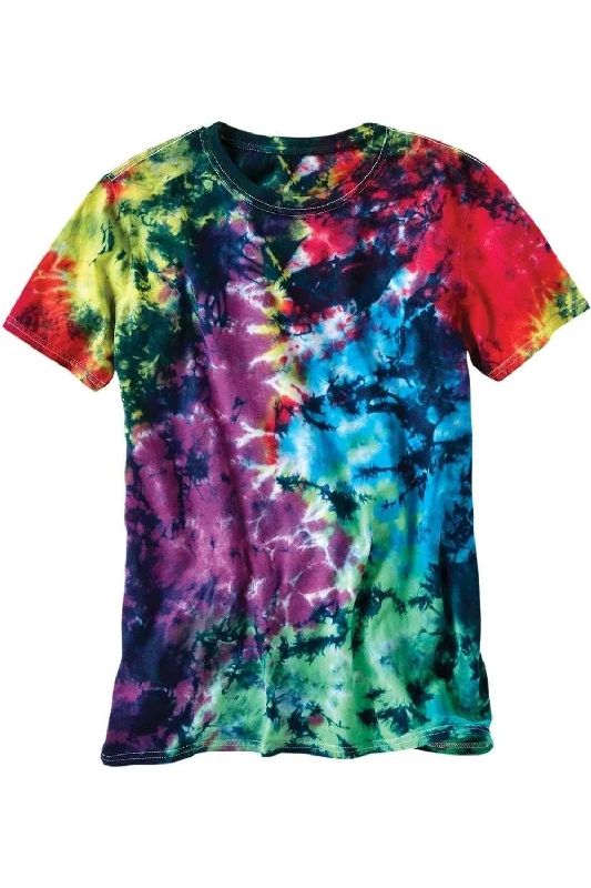 Men's Shirts with Spread CollarsDyenomite LaMer Over-Dyed Crinkle Tie-Dyed T-Shirt