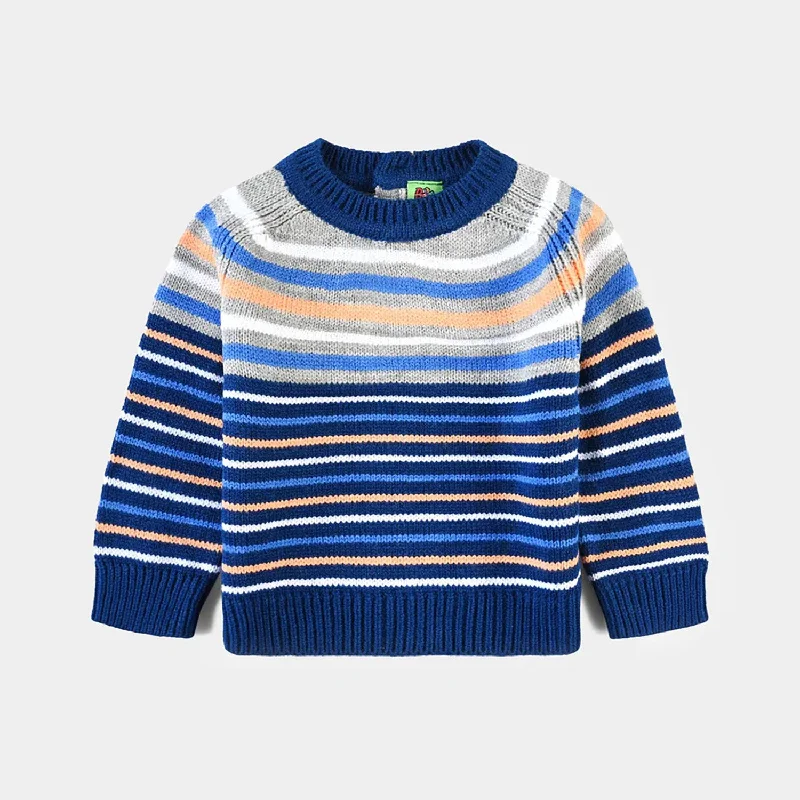 Infant Boys Acrylic Sweater-Bright Blue