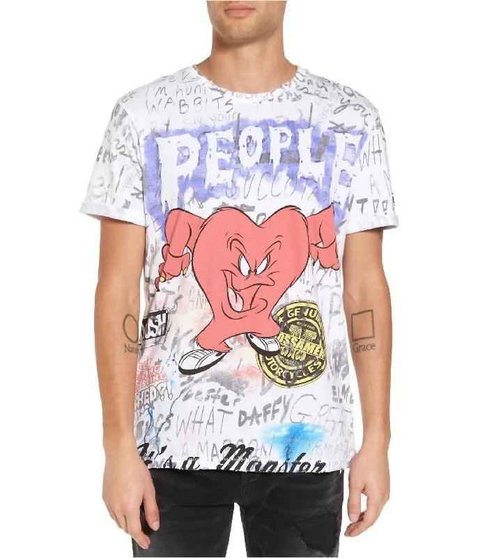 Layered Men's VestsLooney Tunes T-Shirt In White