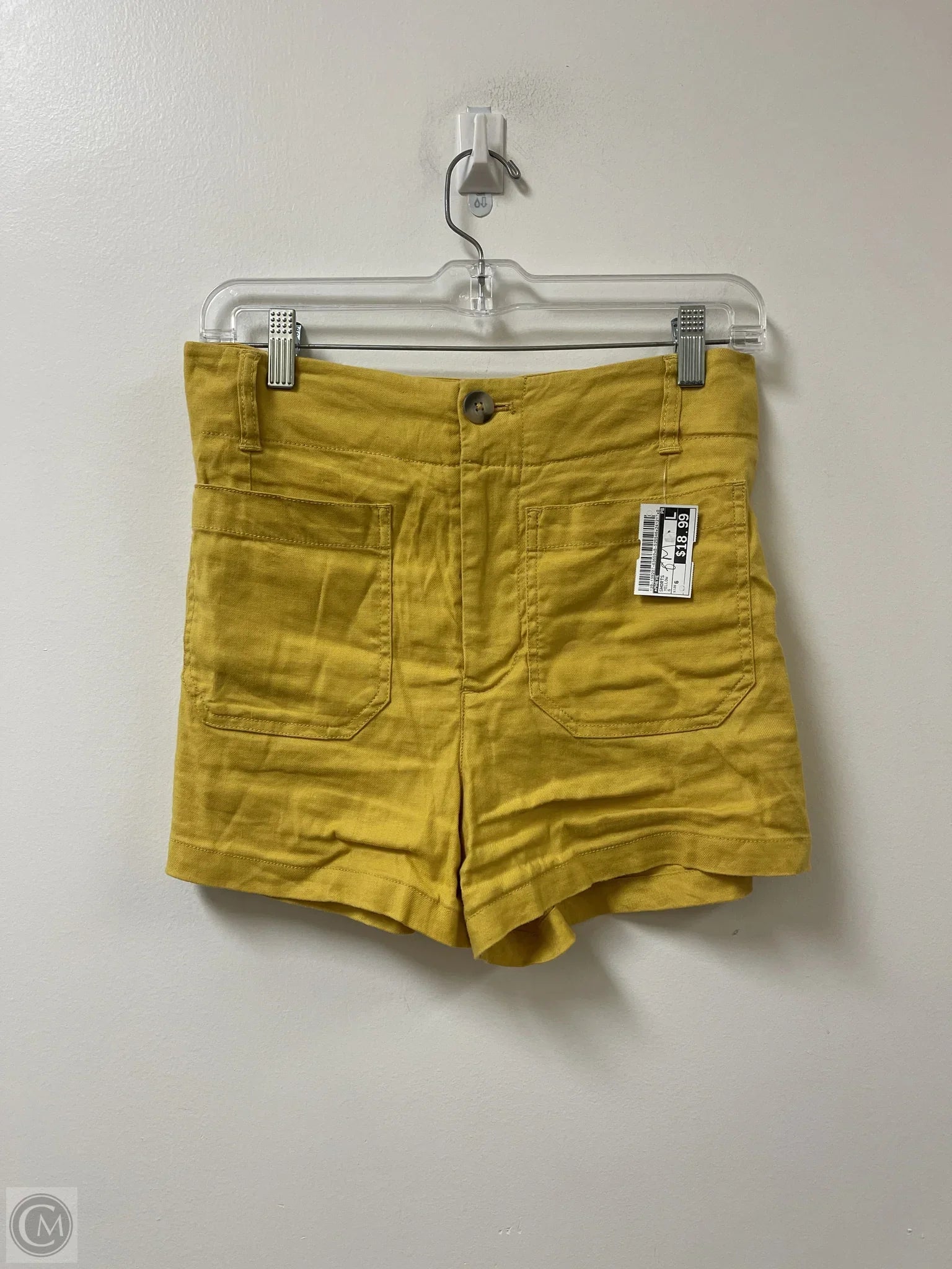 Men's Running Pants for ExerciseShorts By Maeve In Yellow, Size: 6
