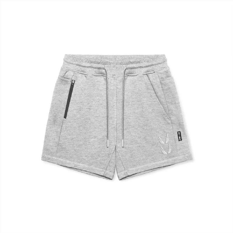 Men's Chino Shorts for Warm Weather0867. Tech-Terry™ Sidelock Sweat Short - Heather Grey "Stacked Wings"