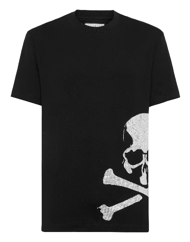 Men's Shirts with Rounded HemlinesT-shirt Round Neck SS Tattoo