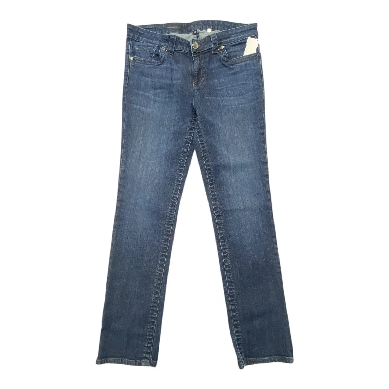 Men's Jeans with EmbroideryJeans Straight By Kut In Blue Denim, Size:10