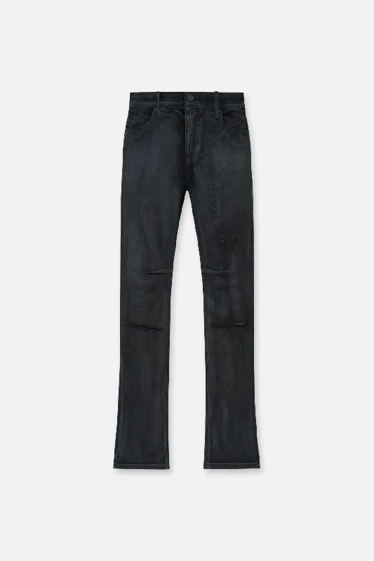 Men's Solid-Colored Pants for VersatilityDENIS SKINNY JEAN | OBSIDIAN