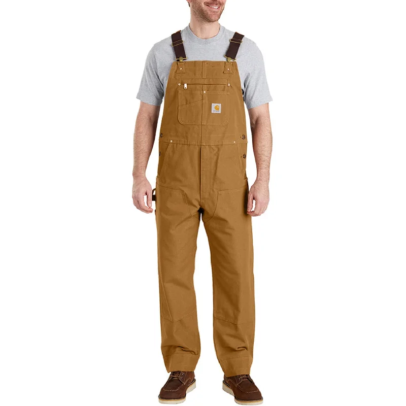 Durable Men's Work PantsCarhartt Men's Duck Bib Overall_Carhartt Brown