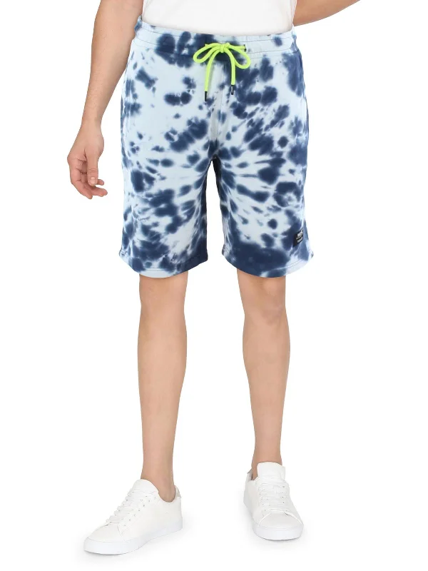 Versatile Men's ShortsMens Cotton Tie-Dye Casual Shorts