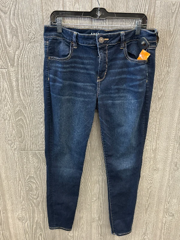 Men's Jeans for Everyday WearJeans Skinny By American Eagle In Blue, Size: 16