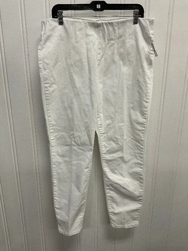 Men's Ripped JeansJeans Jeggings By Soft Surroundings In White, Size:12