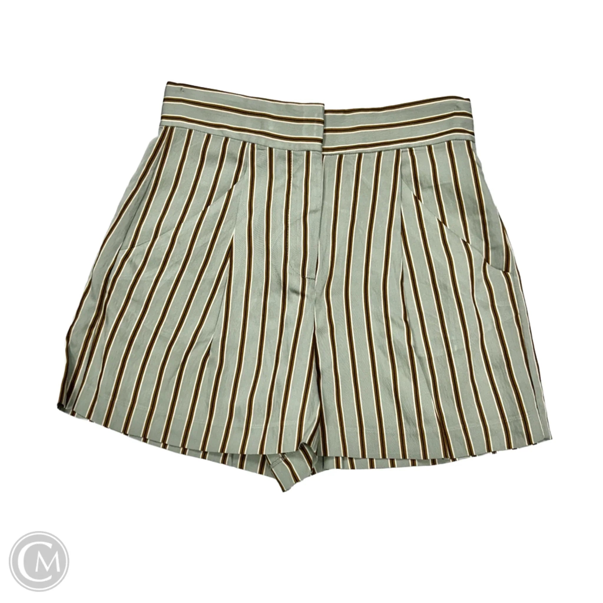 Classic Men's JeansShorts By Veronica Beard In Green & Tan, Size: 2