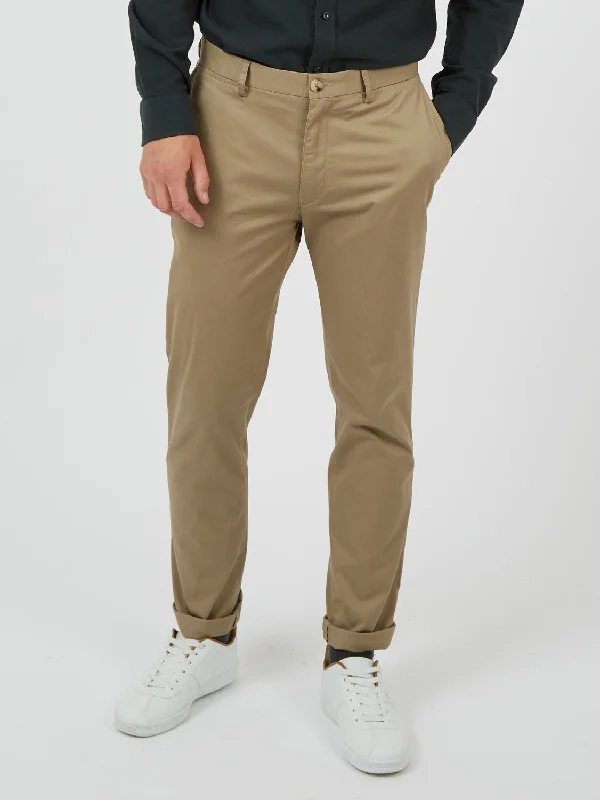 Men's Bootcut Jeans for a Flattering ShapeSignature Skinny Stretch Chino Pant - Stone