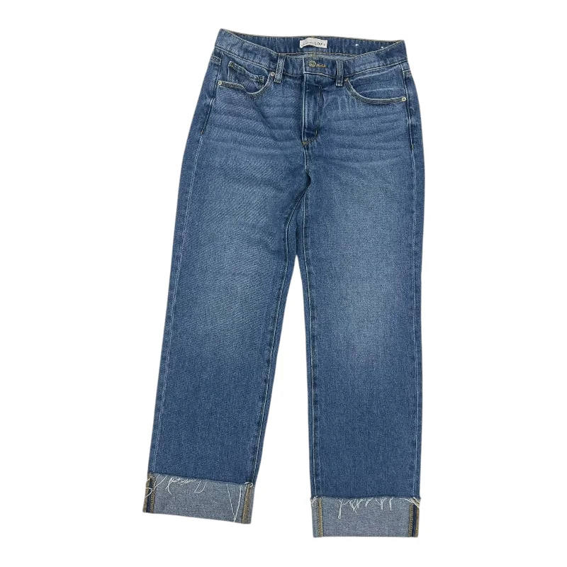 Cool Men's JeansJeans Boyfriend By Loft In Blue Denim, Size:2