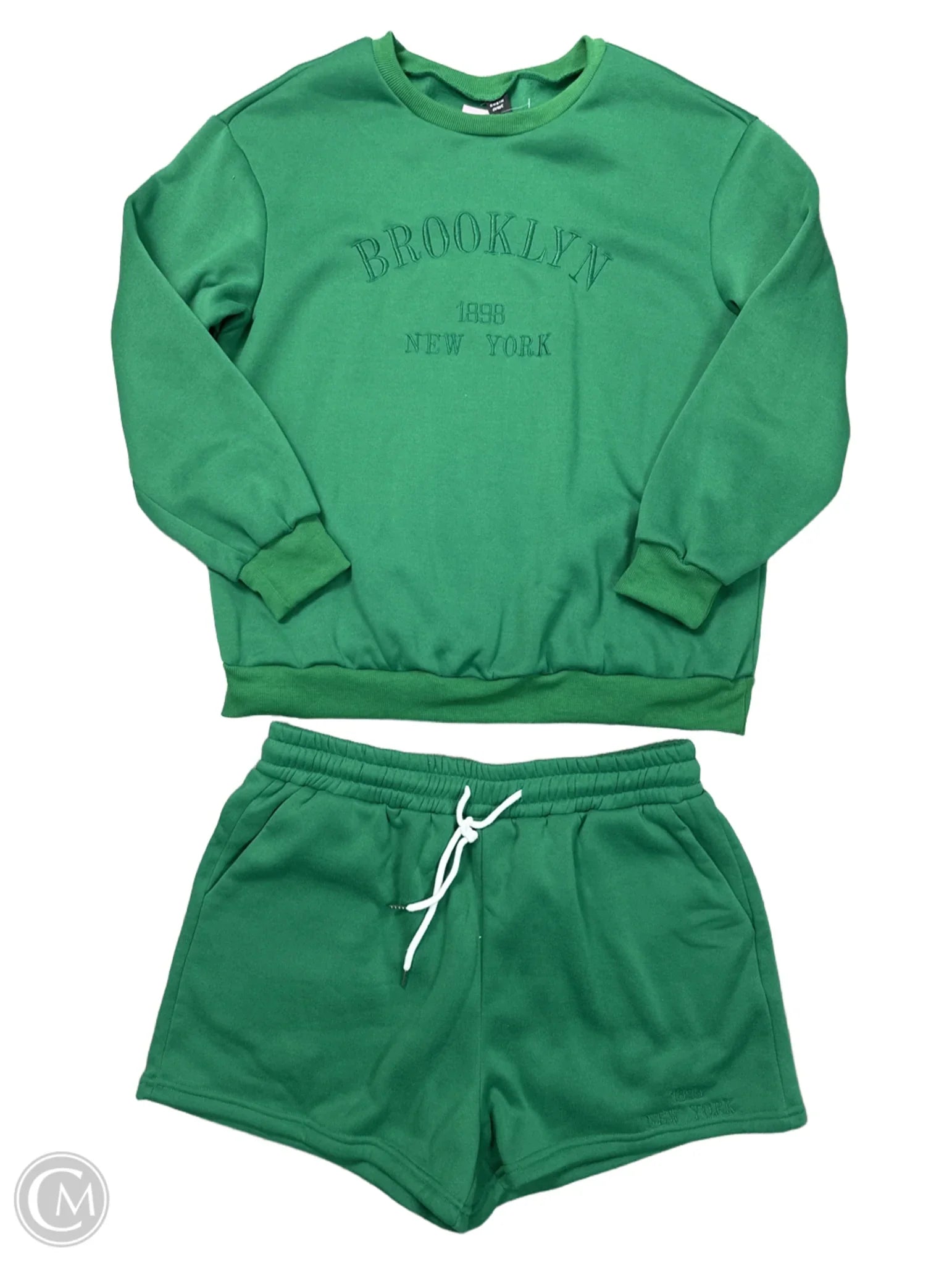Men's Tailored Pants for a Sharp AppearanceShorts Set By Shein In Green, Size: 0x