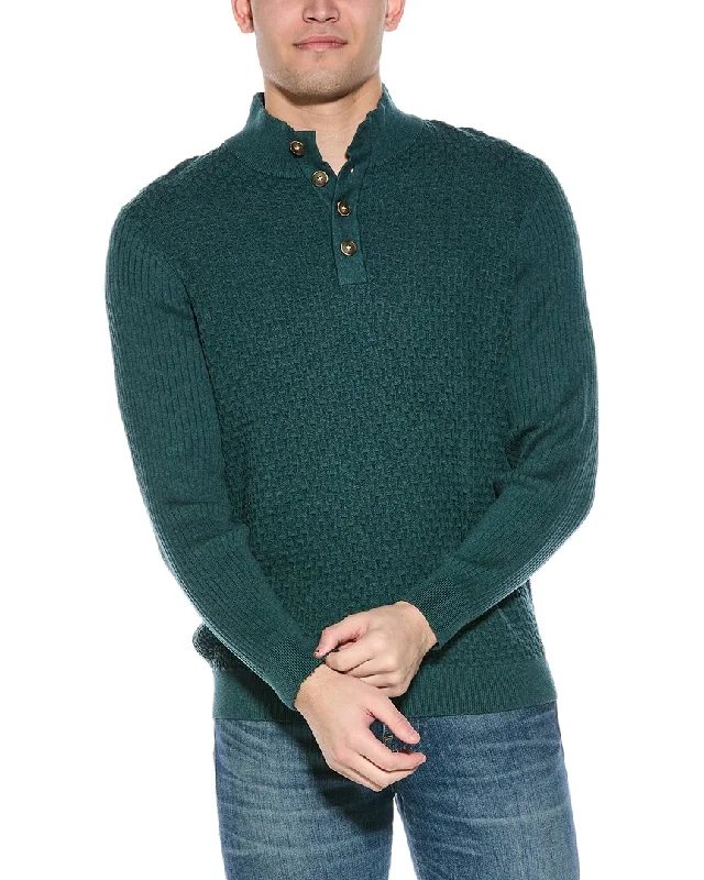 Tommy Bahama Sandbar Button Mock Pullover