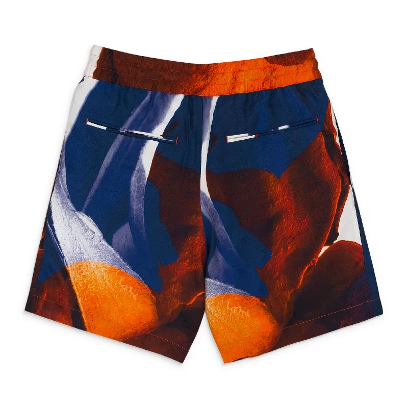 Men's Pants with SuspendersFLOWER PRINTED MULTICOLOR SHORTS