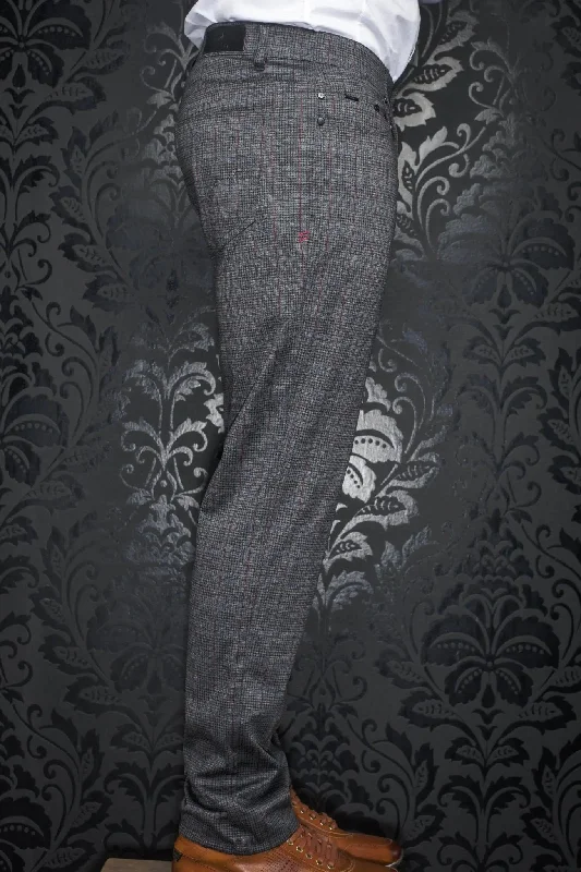 Men's Sweatpants for LoungingAU NOIR | Ultra Stretch Pants | Winchester Taylor Dark Grey/Multi