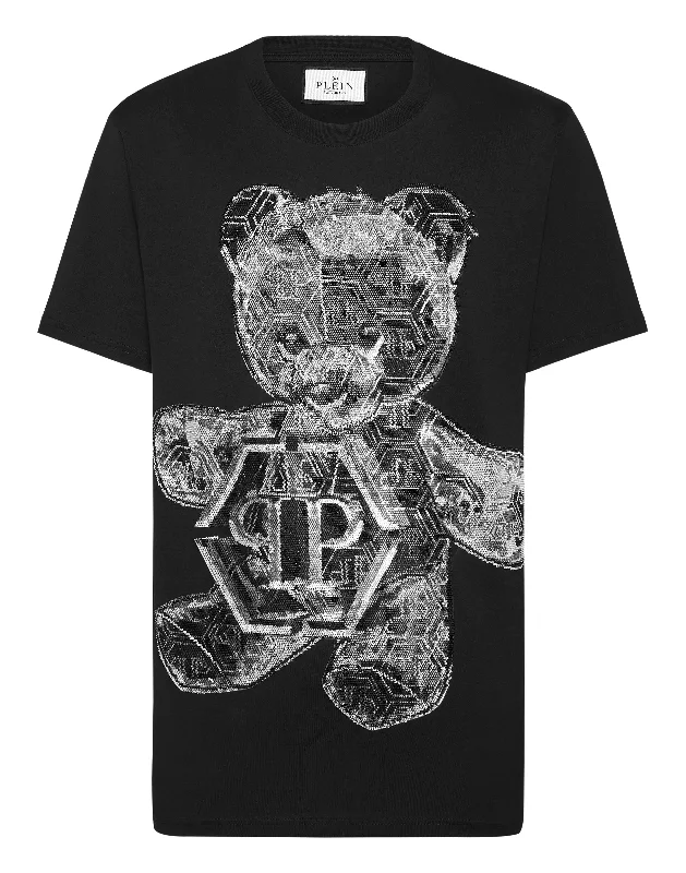 Men's Shirts with Checkered PatternsT-shirt Round Neck SS Stones Teddy Bear