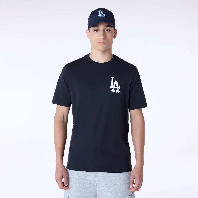 Men's Shirts with Appliquéd SleevesLA Dodgers MLB Pennant Graphic Navy T-Shirt