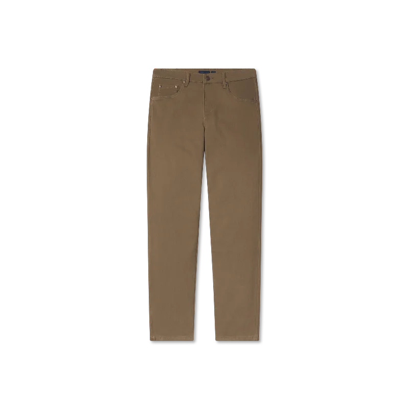 Men's High-Waisted Pants for a Retro StyleCahaba Comfort Stretch Twill Pant - Dark Brown