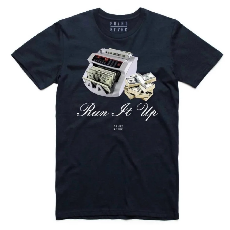 Men's Shirts with Patch PocketsMen's Run It Up T-Shirt In Navy