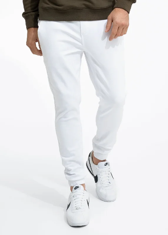 Comfortable Men's JoggersDuo Joggers | White