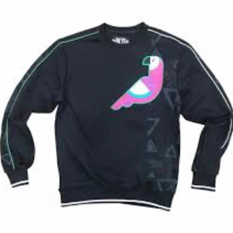 Men's Shirts with Embellished HemlinesMen's Paradise Crew Neck Tee In Black