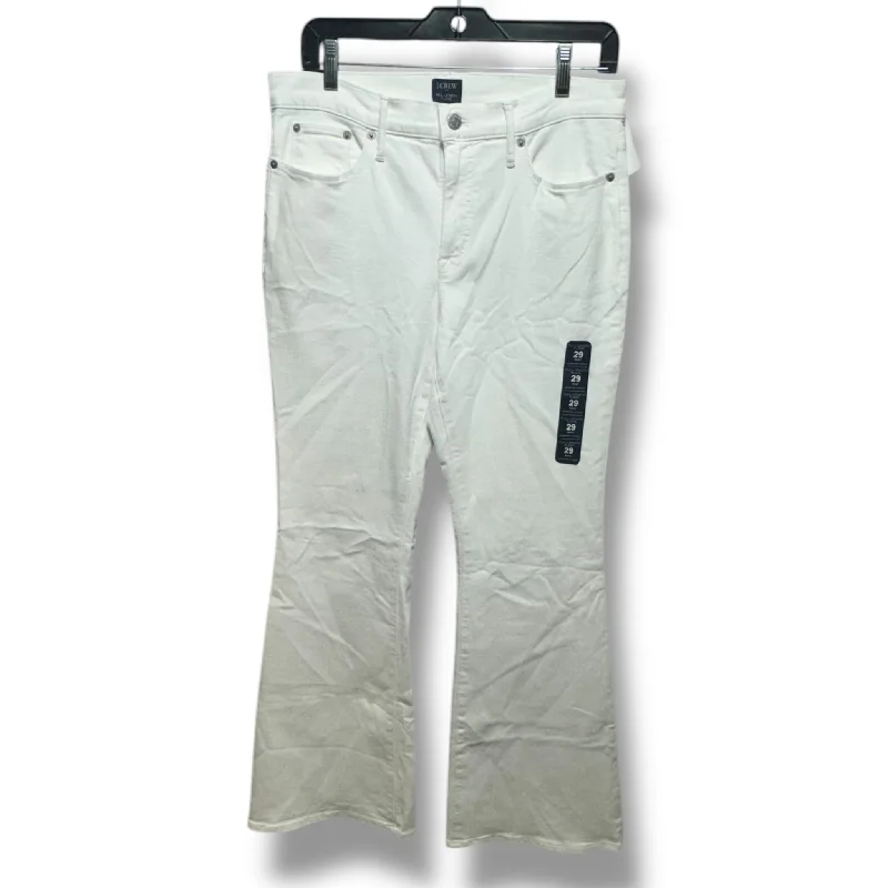 Latest Designer Men's JeansJeans Flared By J. Crew In White Denim, Size: 8