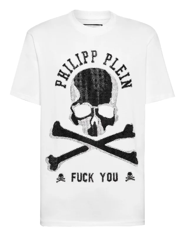 Men's Shirts with Cowl NecksT-shirt Round Neck SS Skull&Bones