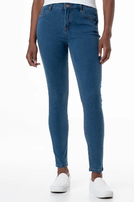 Men's Straight-Leg Jeans for a Classic FitRf01 Mid Rise Skinny Jeans _ 145802 _ Mid Wash