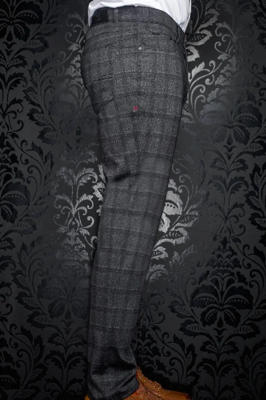 Men's Tailored Pants for a Sharp AppearanceAU NOIR | Ultra Stretch Pants | Winchester Hopkins Black