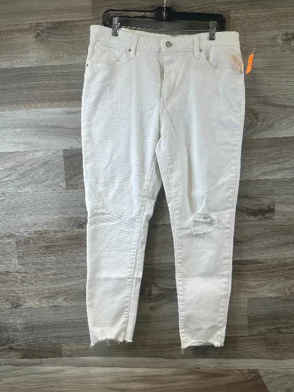 Vintage Men's JeansJeans Skinny By Levis In White Denim, Size: 10