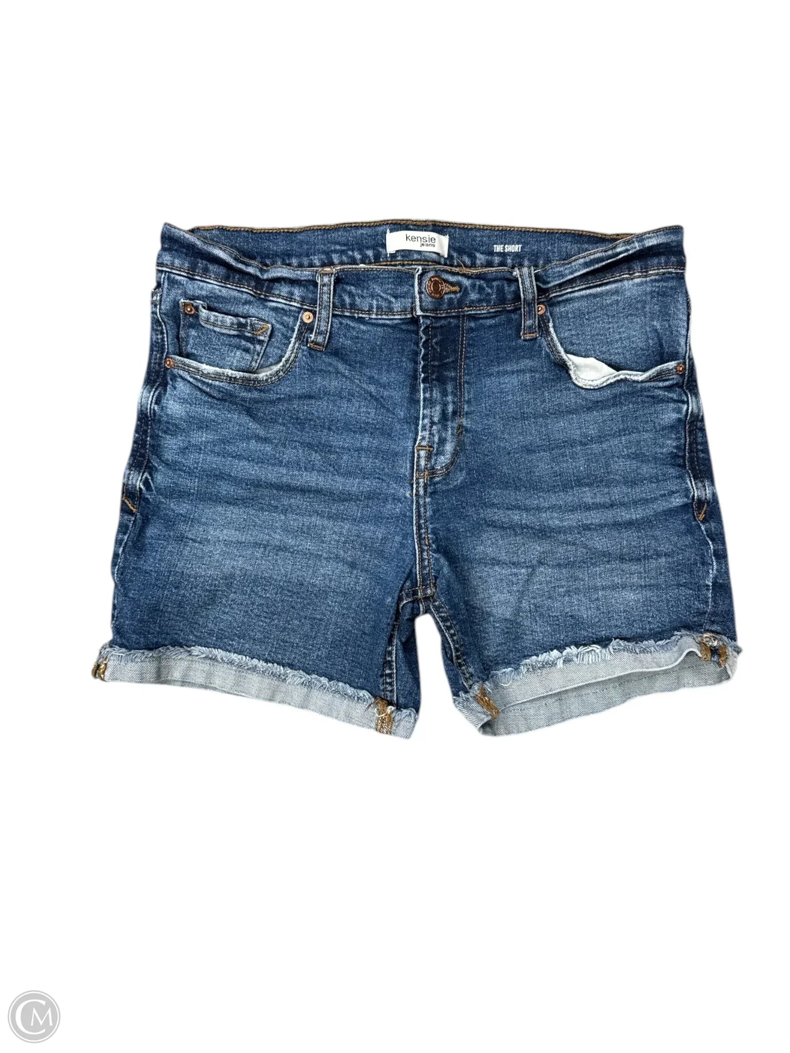 Men's Drawstring Pants for AdjustabilityShorts By Kensie In Blue Denim, Size: 8