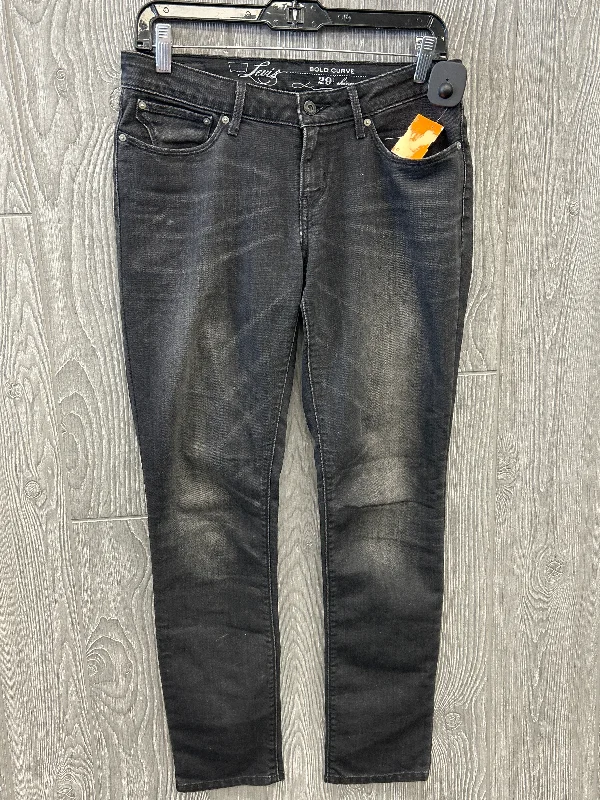 Premium Men's JeansJeans Skinny By Levis In Black, Size: 8