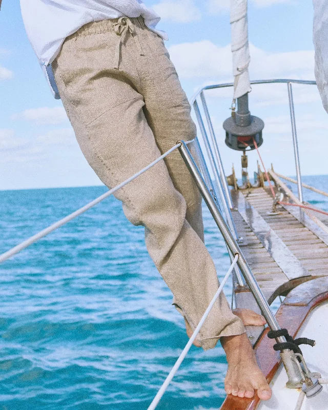 Warm Men's Fleece-Lined PantsSummer Bay Linen Pant