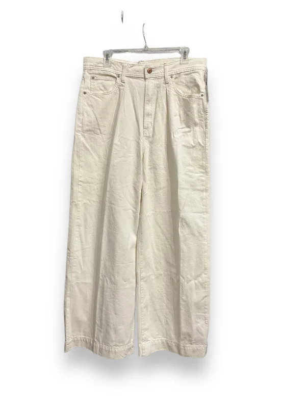 Everyday Men's JeansJeans Wide Leg By Gap In White, Size: 12