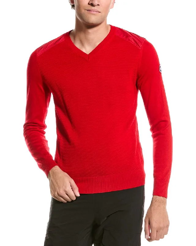 Canada Goose Mcleod Wool V-Neck Sweater