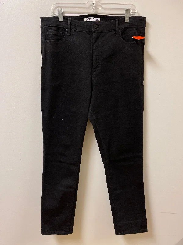 Workwear Men's JeansJeans Straight By Code Blue In Black, Size: 16