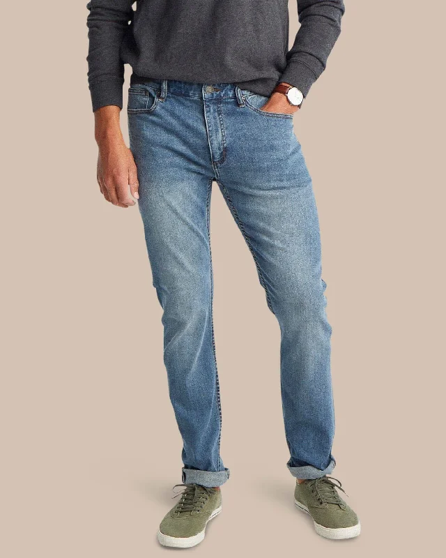 Men's Board Shorts for SurfingCharleston Denim Jeans - Medium Wash