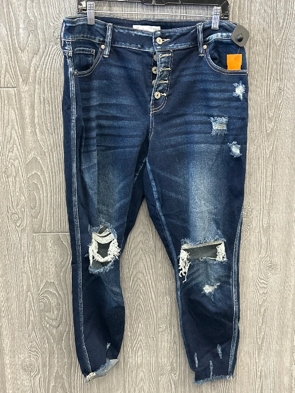 Jeans for Men with a Curvy BodyJeans Skinny By Kancan In Blue, Size: 14