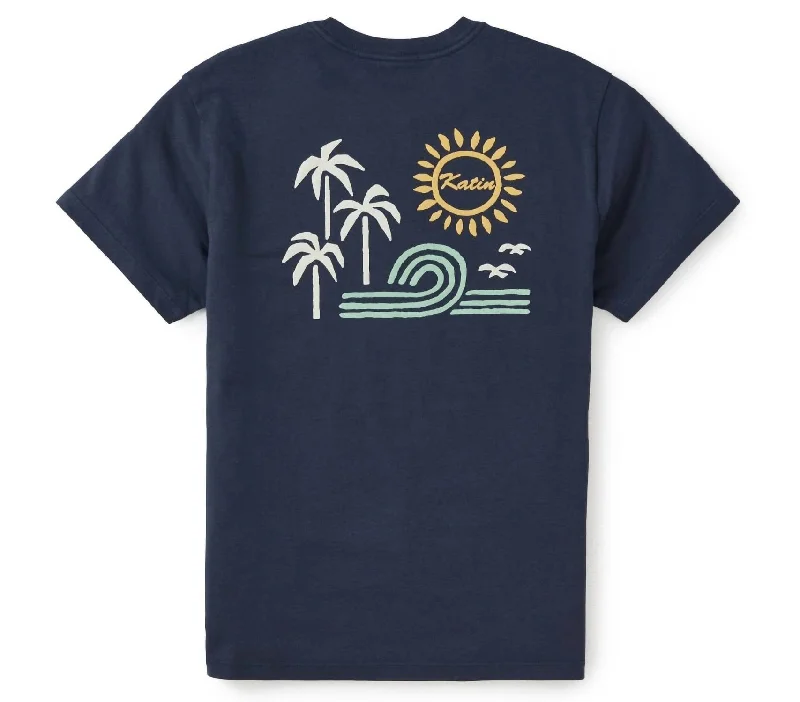 Men's Shirts with Full PlacketsMen's Ecology Tee In Polar Navy