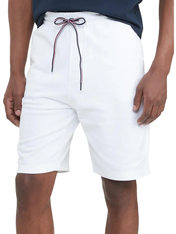 Men's Sports Pants for Active LifestylesMens Drawstring Hem Back Pocket Casual Shorts