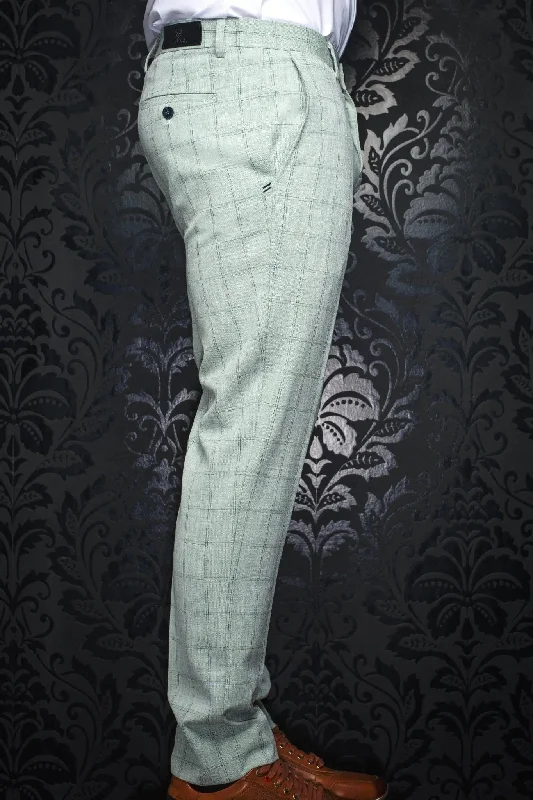 Men's Party Pants for a Fun Night OutAU NOIR | Ultra Stretch Pants | Wesson-Piccoli Green
