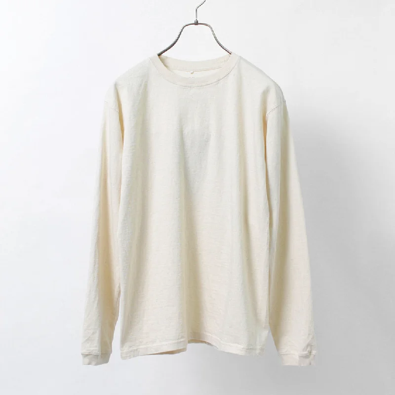 Men's Shirts with CollarsGood On / Organic long sleeve crew neck t-shirt