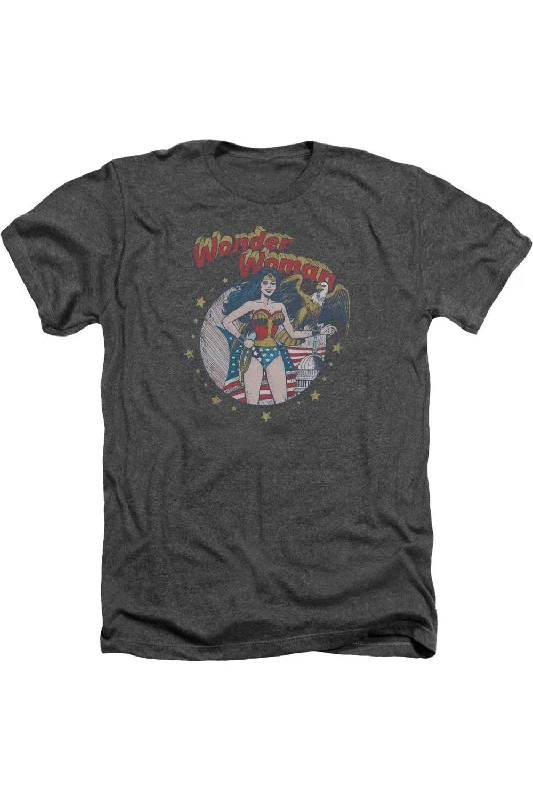 Layered Men's VestsJustice League of America At Your Service Adult Heather Tee / T-Shirt Layered Men's VestsJustice League of America At Your Service Adult Heather Tee / T-Shirt