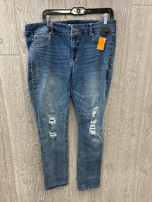 Oversized Men's JeansJeans Straight By Maurices In Blue, Size: 16