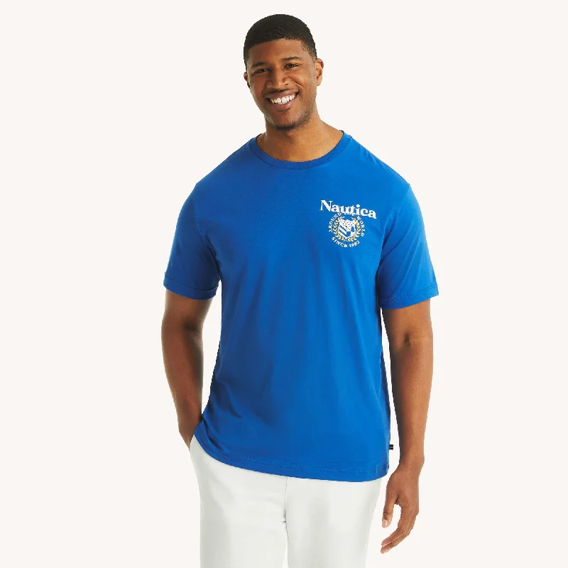 Men's Shirts with Short PlacketsNautica Mens Big & Tall Sailing Graphic T-Shirt