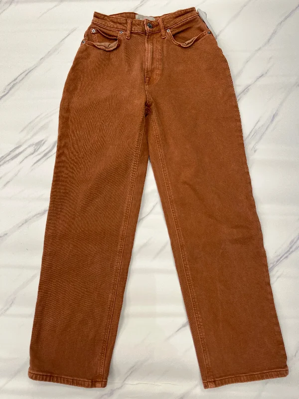 Sustainable Men's JeansJeans Boot Cut By Everlane In Orange, Size: 4