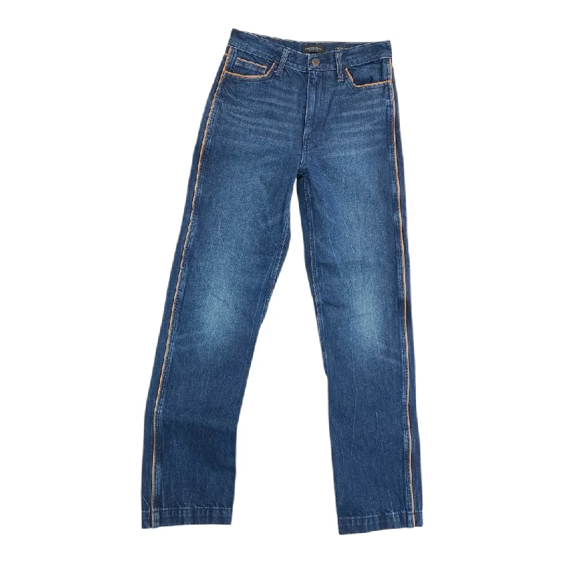 Rip and Tear Men's JeansJeans Straight By Banana Republic In Blue Denim, Size:4L