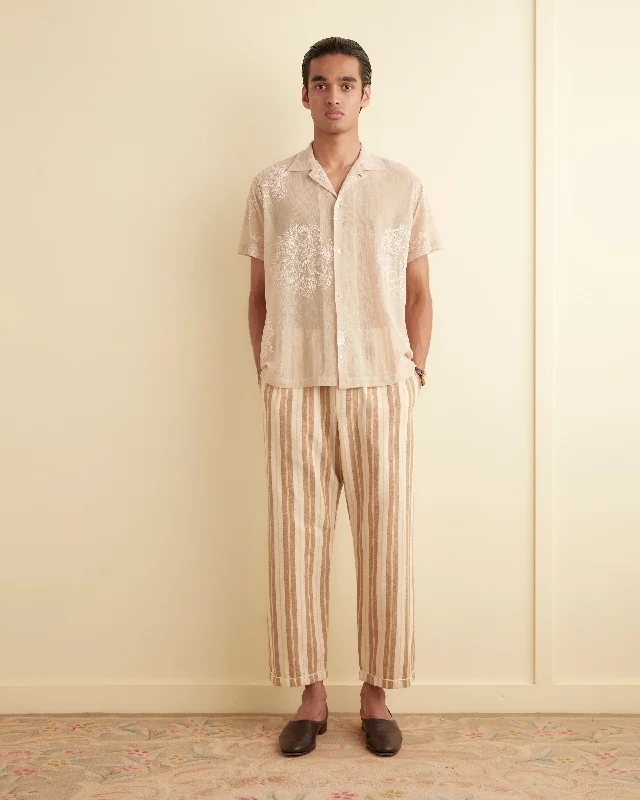 Men's Pants with Moisture-Wicking PropertiesBlonde Stripe Pajama Pants