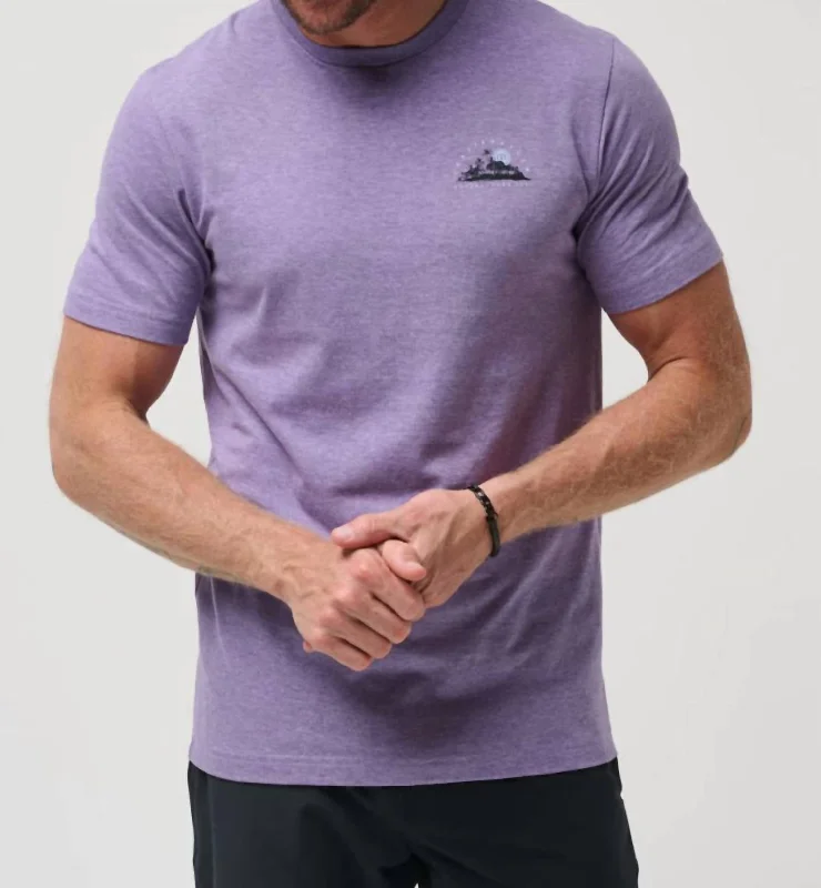 Men's Shirts with Hook-and-Loop ClosuresRoom With A View Tee In Heather Imperial